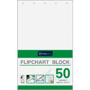 Blok do Flipcharta Interdruk 64x100cm/50/80g gładki