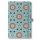 Notatnik Lediberg A5/120/80g linia Ivory Mosaic niebieski