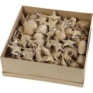 Zawieszki z papier-mache Creativ Święta Mix, 1szt
