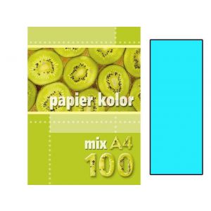 Papier ksero A4/100/80g Kreska turkusowy