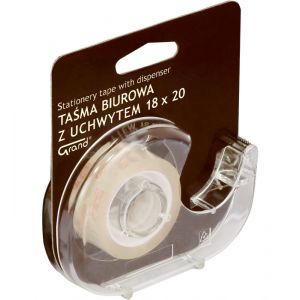 Taśma biurowa Grand, 18mm x 20y z dyspenserem