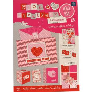 Blok kreatywny Interdruk A4/16 Serca