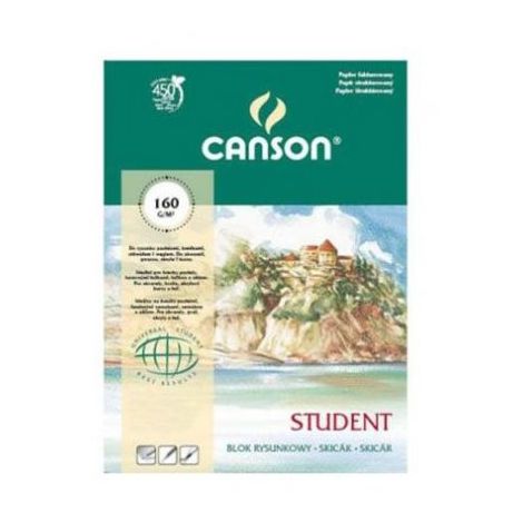 Blok rysunkowy Canson Student A5/30/160g - 2