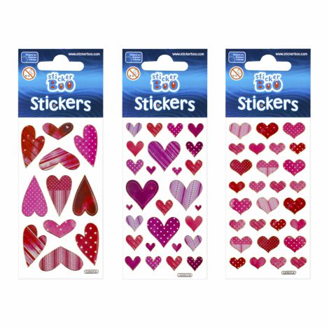 Naklejki StickerBoo Serca