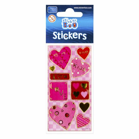 Naklejki StickerBoo Serca Silver - 2
