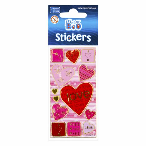 Naklejki StickerBoo Serca Silver - 3