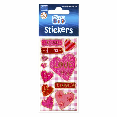 Naklejki StickerBoo Serca Silver - 4