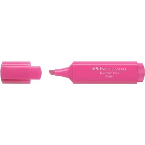 Zakreślacz Faber-Castell 1546 pastelowy, różowy