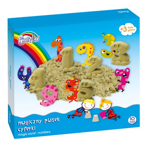 Piasek magiczny Fiorello Cyferki, 600g