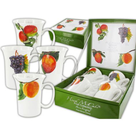 Komplet czterech kubków Carmani 340ml - Fruit Collection