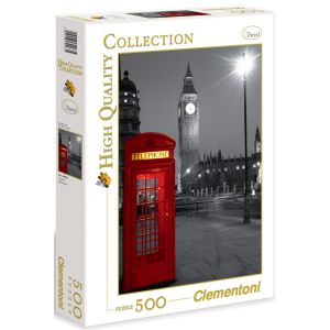 Puzzle Clementoni 500el Londyn: Budka Telefoniczna