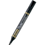 Marker Pentel ze ściętą końcówką, Czarny - 2