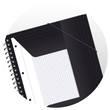 Kołonotatnik Oxford Student Nomadbook A4/80 kratka - 8