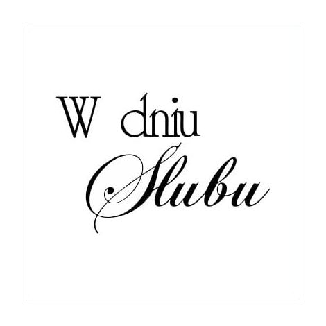 Stempel gumowy Crafty Moly W dniu Ślubu