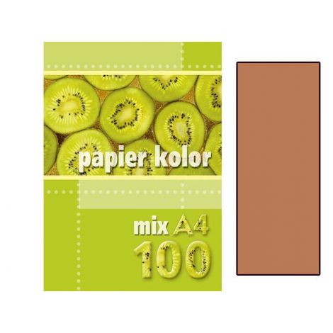 Papier ksero A4/100/80g Kreska brązowy jasny