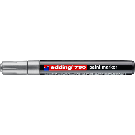 Marker olejowy Edding Lakierowy okrągły 2.0-3.0mm, Srebrny - 3