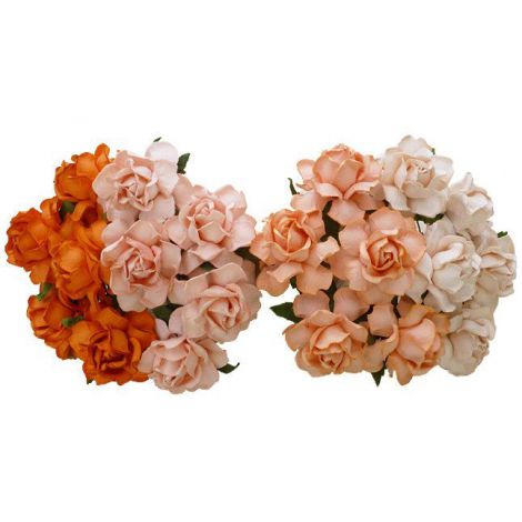 Kwiatki papierowe Wild Orchid Crafts Gardenia czerwona, 1szt