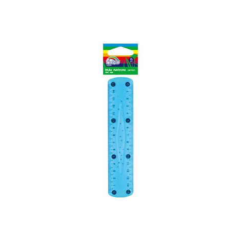 Linijka Fiorello plastikowa elastyczna 15cm