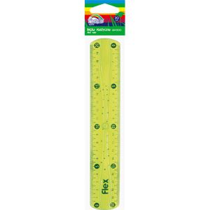 Linijka Fiorello plastikowa elastyczna 20cm