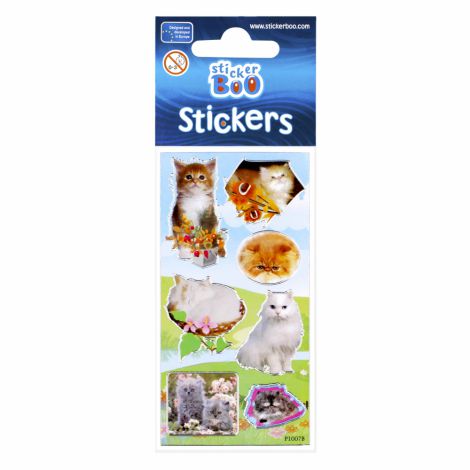 Naklejki StickerBoo Koty Silver - 4