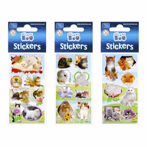 Naklejki StickerBoo Koty Silver