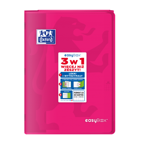 Zeszyt Oxford PP Easybook A4/60 kratka, z marginesem - 13