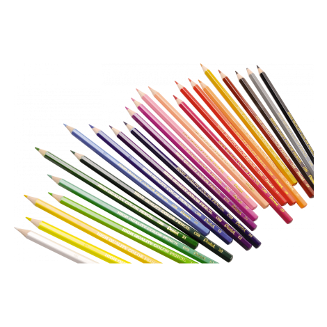 Kredki ołówkowe Pentel, 24 kolory - 3