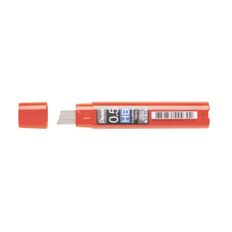 Grafity do ołówków automatycznych Pentel AinStein HB 0.5mm, 12szt - 3