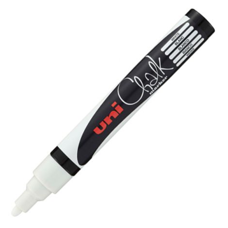Marker kredowy Uni PWE-5M, biały