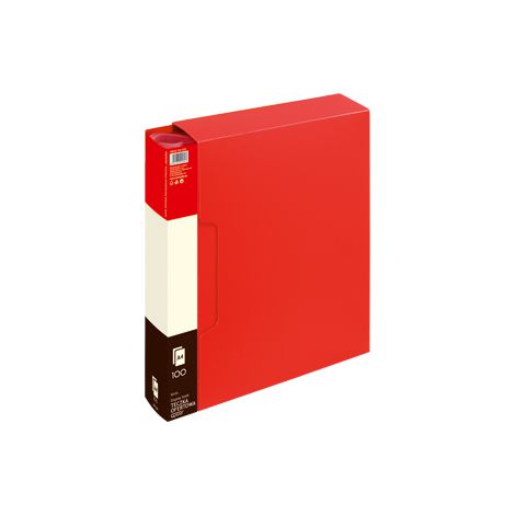 Teczka ofertowa Grand A4/100 koszulek, Czerwona