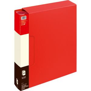 Teczka ofertowa Grand A4/100 koszulek, Czerwona