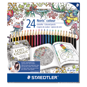 Kredki ołówkowe Staedtler Noris Colour sześciokątne, 24 kolorów