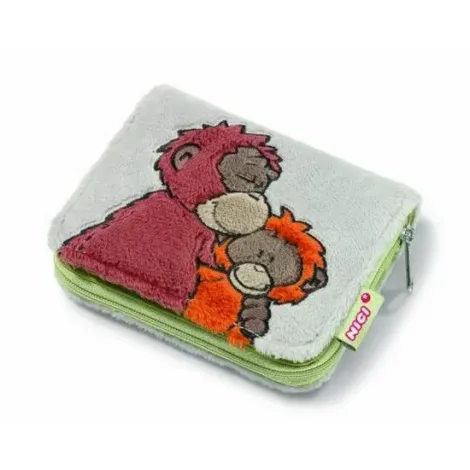 Portfel Nici 12x9.5cm, pluszowy Orangutan