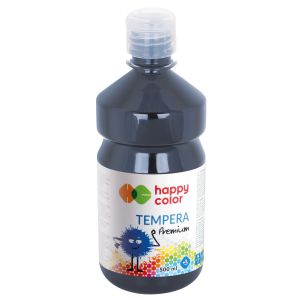 Farba Tempera Happy Color Premium 500ml, Grafitowa