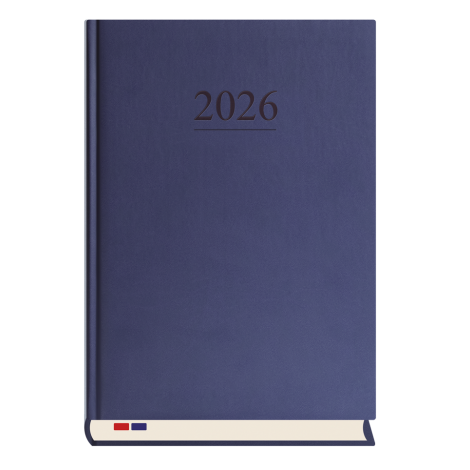 2026 Kalendarz MiP Stacjonarny A4, Granatowy
