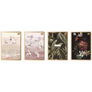 Zeszyt Interdruk Metallic Satin Gold A5/80/70g kratka