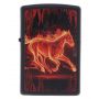 Zapalniczka benzynowa Zippo Fire Horse Black Matte - 2