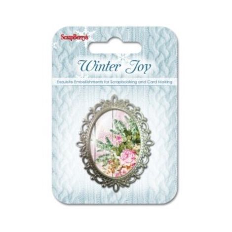 Elementy metalowe Scrap Berry's Ramki Winter Joy 2, 1szt