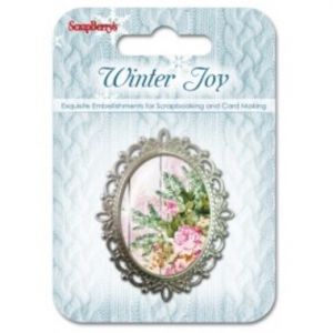 Elementy metalowe Scrap Berry's Ramki Winter Joy 2, 1szt
