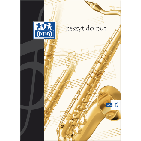 Zeszyt do nut Oxford A4/32