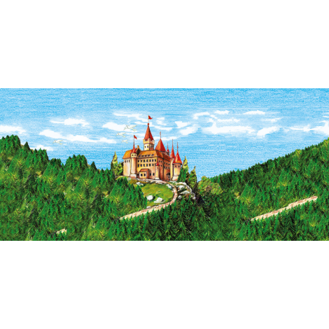 Kredki ołówkowe Faber-Castell Zamek sześciokątne, 24 kolory - 2