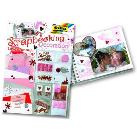 Zestaw do scrapbookingu Folia Deco Set Love