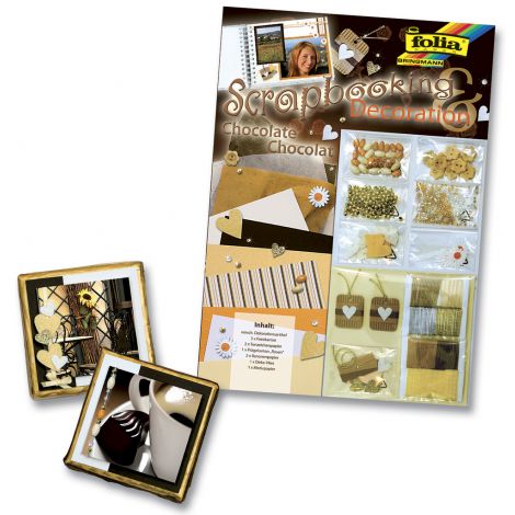 Zestaw do scrapbookingu Folia Deco Set Czekolada