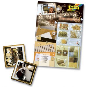 Zestaw do scrapbookingu Folia Deco Set Czekolada