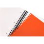 Kołonotatnik Argo Orange Double Wire A5+/150/80g kratka Przekładki 5x30 - 4