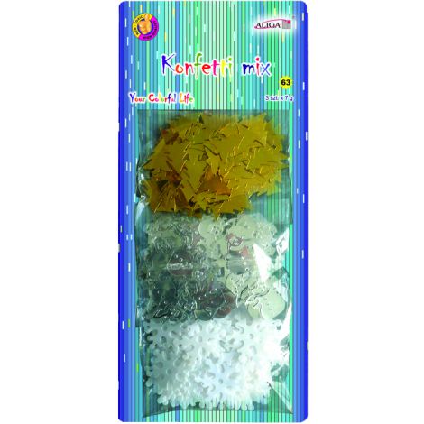 Konfetti Aliga Mix 3x7g