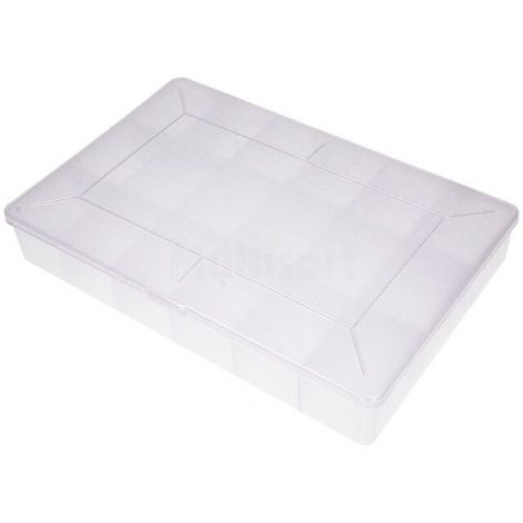 Pudełko z przegrodami Newbrand 18, Przezroczyste