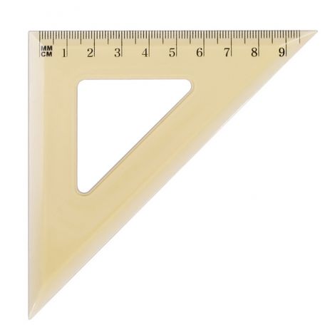Ekierka plastikowa szkolna Grand 9,5cm