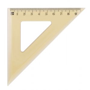 Ekierka plastikowa szkolna Grand 9,5cm