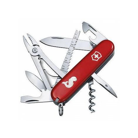 Scyzoryk Victorinox Angler Celidor, Czerwony Rybka